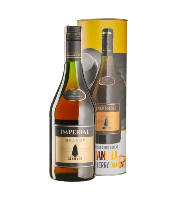 Бренди Sandeman Imperial в тубусе 0,7л 40%
