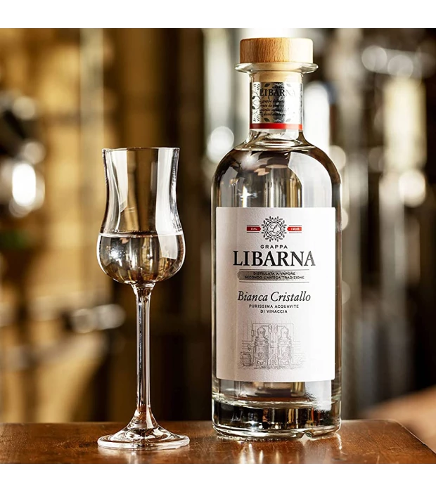 Граппа итальянская Libarna Gambarotta Bianca Cristallo 0,7л 40% купить