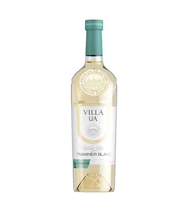 Вино Villa UA Traminer Blanc белое полусладкое 0,75л 9,5-13%