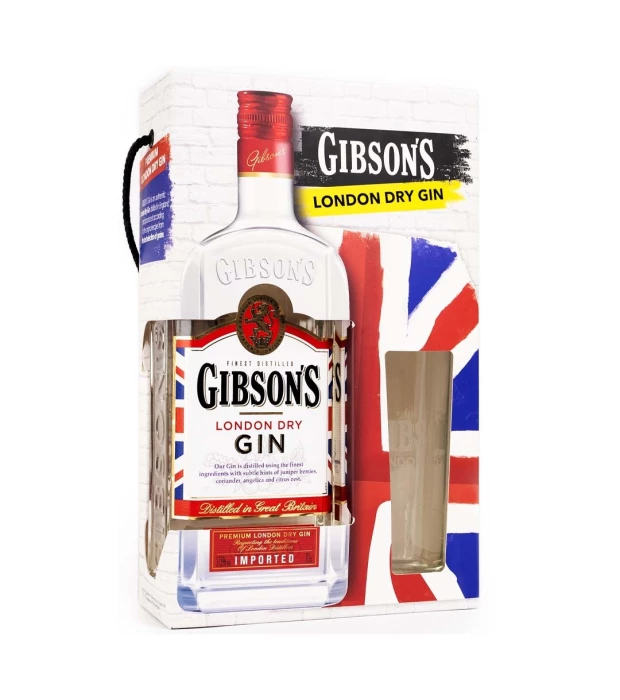 Джин Gibson's London Dry 0,7л 37,5% + бокал