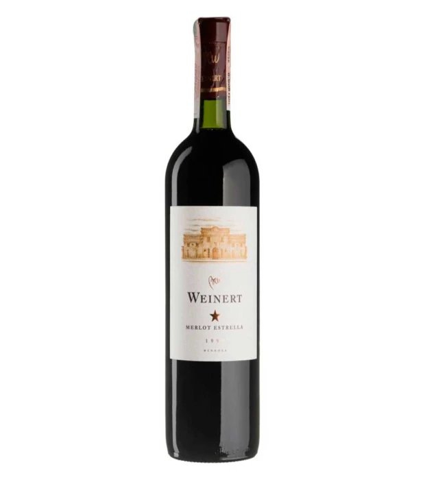 Вино Weinert Estrella Merlot 1999 червоне сухе в дерев'яній коробці 0,75л 15%