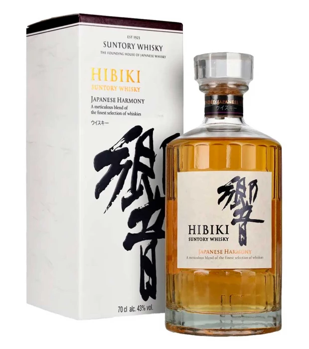 Виски односолодовый Suntory Hibiki Japanese Harmony янтарный в подарочной коробке 0,7л 43%