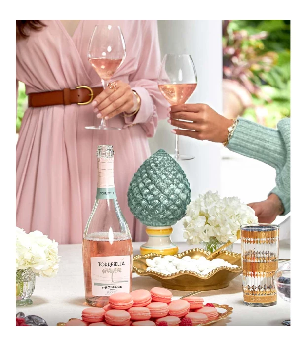 Вино игристое Torresella Prosecco Rose Brut D.O.C. розовое брют 0,75л 11,5% купить