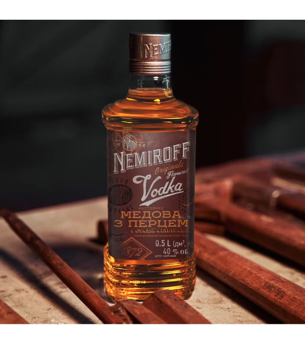 Настойка Nemiroff Медовая с перцем штоф 0,5л 40% купить