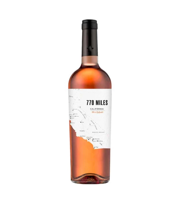 Вино 770 Miles Zinfandel Розе розовое полусухое 0,75л 10,5%