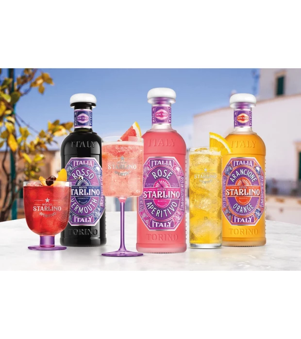 Аперитив итальянский Hotel Starlino Rosso Red Vermouth 0,75л 17% в Украине