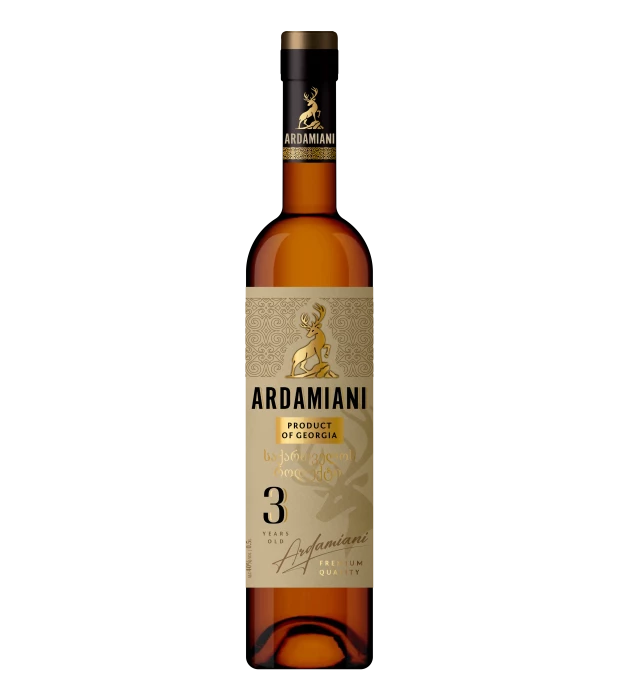 Бренди ординарный Ardamiani выдержка три года 0,5л 40%