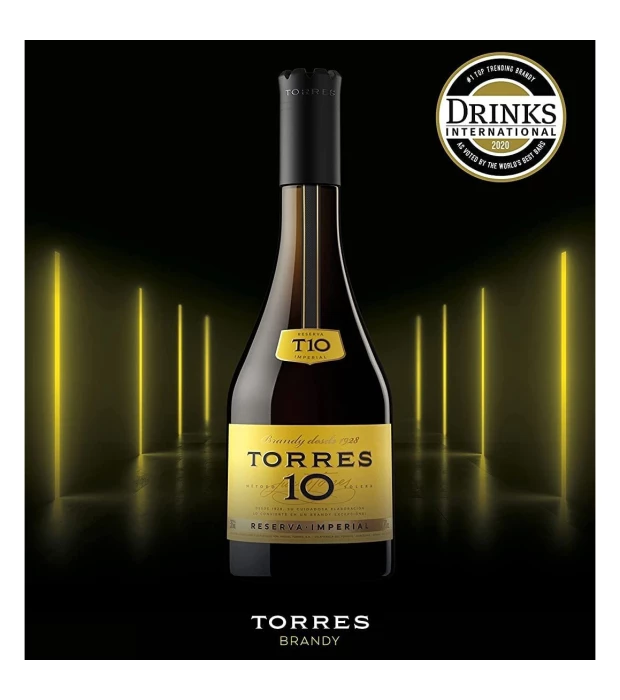 Бренди Torres 10 Gran Reserva 0,7 л 38% +1 стакан в Украине