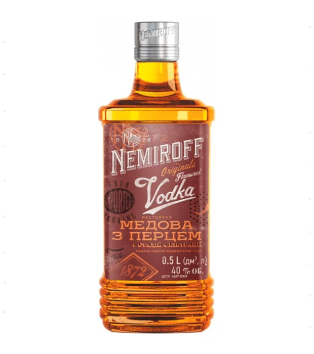 Настойка Nemiroff Медовая с перцем штоф 0,5л 40%