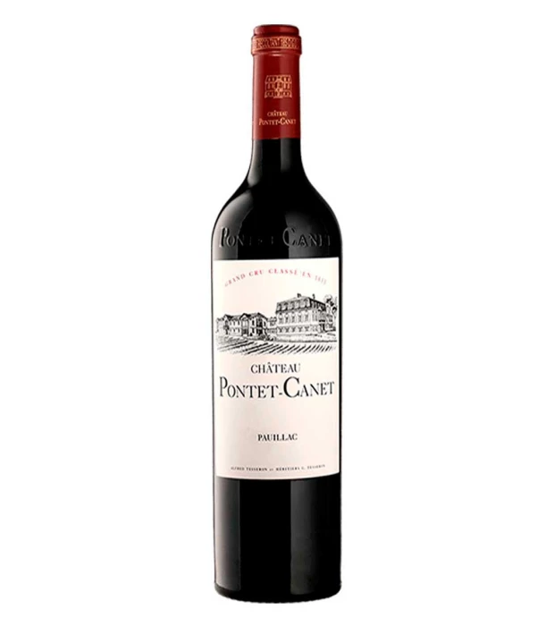 Вино Château Pontet-Canet Pauillac 2015 червоне сухе 0,75л 13,5%