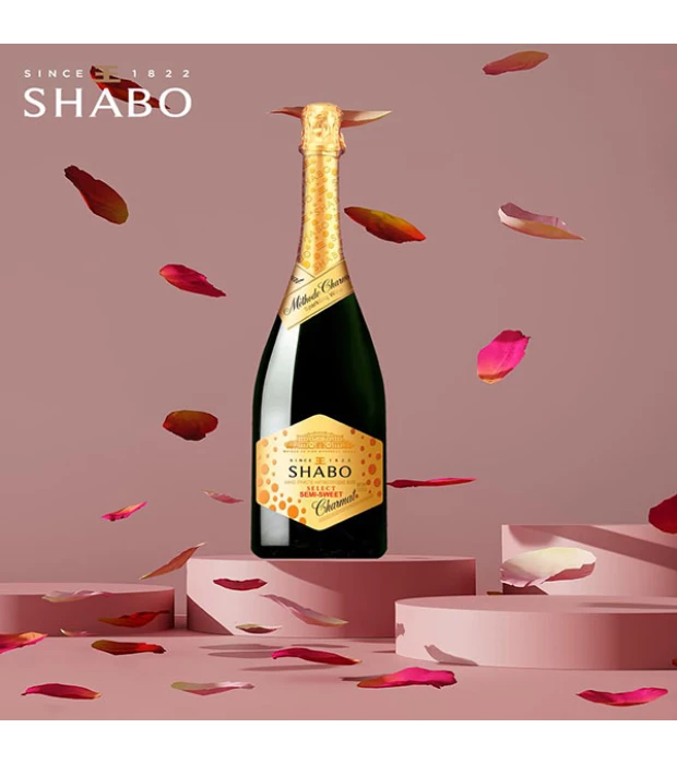 Вино игристое Shabo полусладкое белое 0,75л 10,5-13,5% купить