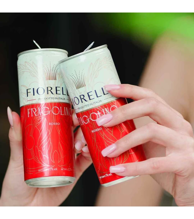 Напиток Fragolino Rosso Fiorelli на основе вина 0,25л 7% ж/б купить