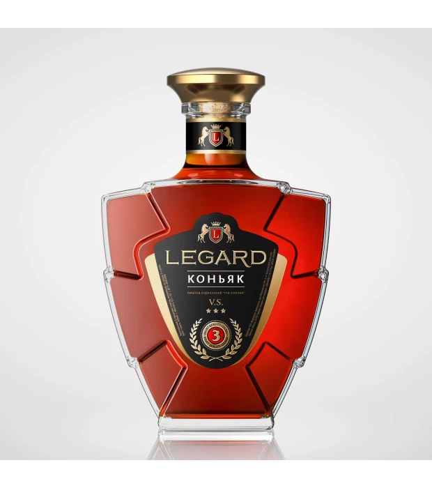 Бренди Legard VS ординарный три звездочки 0,5л 40%