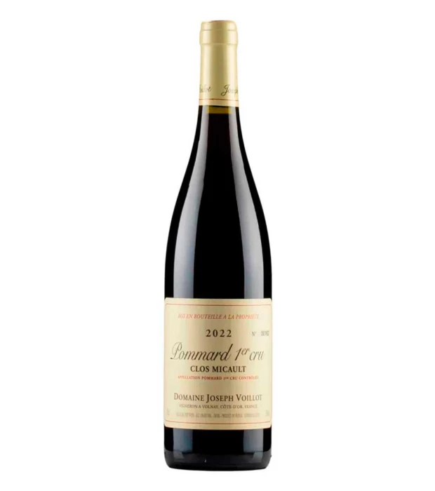 Вино Joseph Voillot Pommard Premier Cru Le Clos Micault 2022 червоне сухе 0,75л 13%