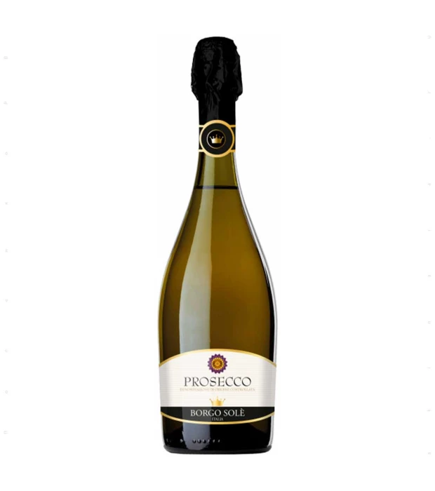Вино игристое Borgo Sole Prosecco DOC Brut белое сухое 0,75л 11%