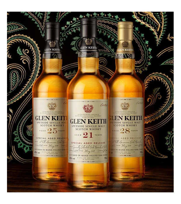 Виски The Glen Keith 21 год выдержки 0,7 л 43% в коробке в Украине