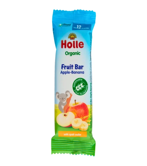 Батончик фруктовий Яблуко-Банан органічний (з 12 місяців) Holle 25 г