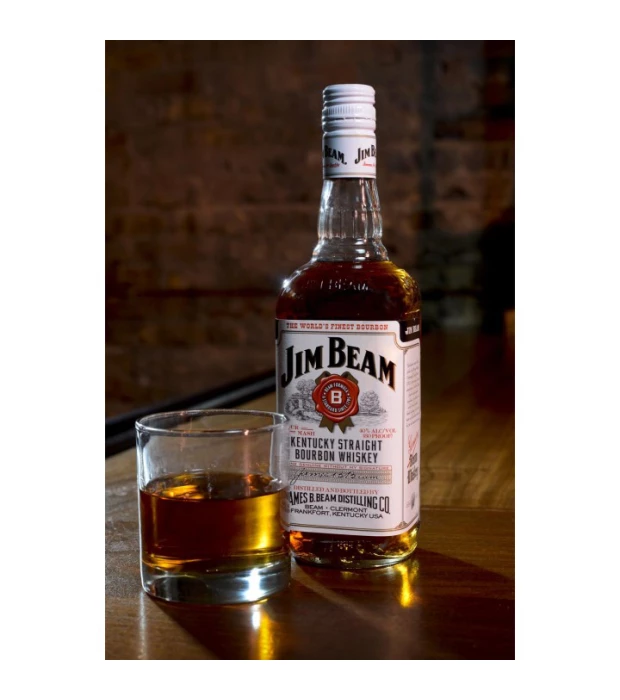 Виски Jim Beam White 0,7л 40% в металлической коробке купить