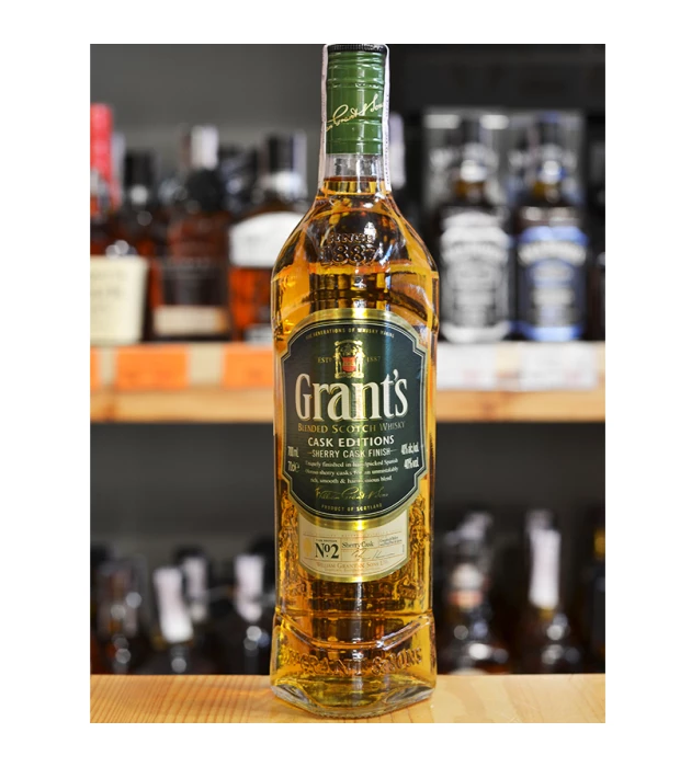 Виски бленд Grants Sherry Cask 8 лет выдержки 0,7л 40% купить