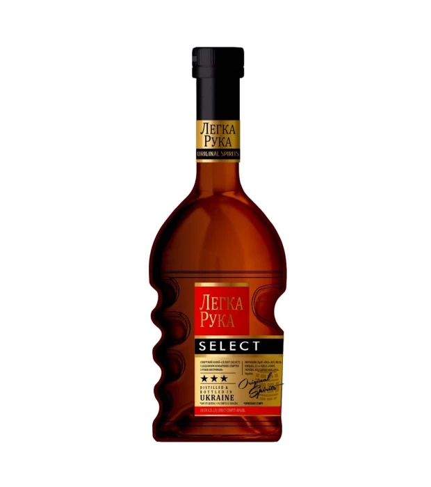 Напиток спиртовой Легкая Рука Select с добавлением коньячных спиртов не меньше 3 лет 0,5л 40%