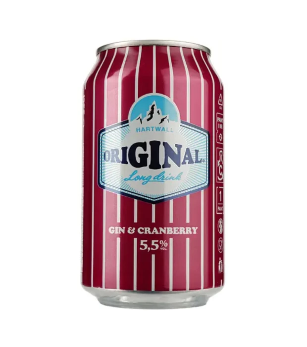 Коктейль Original Long Drink Gin Cranberry 0,33л 5,5%