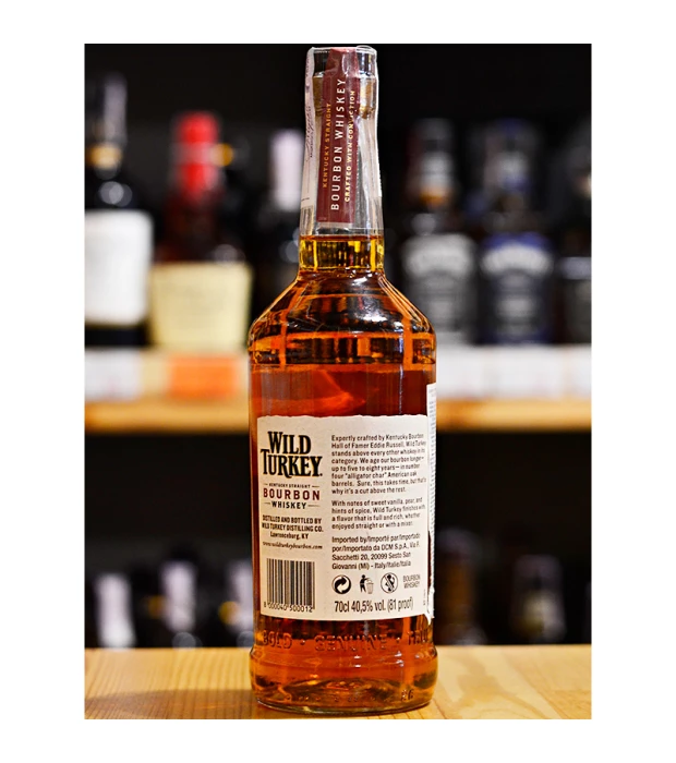 Бурбон Wild Turkey до 8 лет выдержки 0,7 л 40,5% купить
