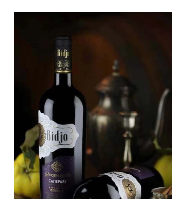 Вино Bidjo Saperavi красное сухое 0,75л 11-14% купить