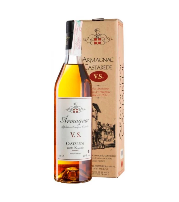 Арманьяк Castarede в подарочной упаковке 0,7л 40%