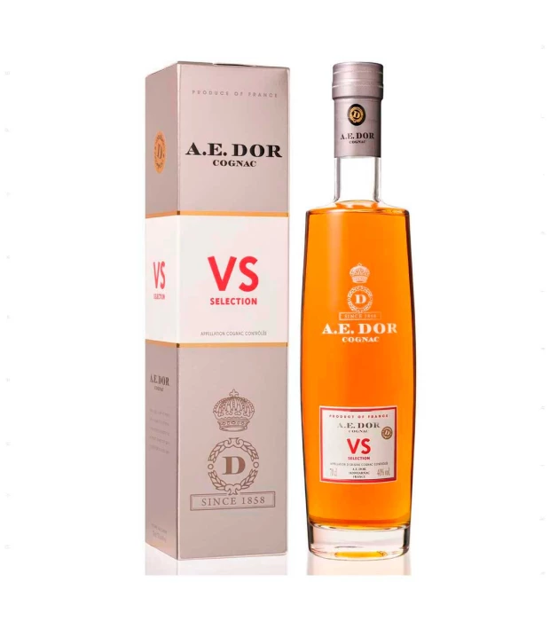 Коньяк A.E.Dor VS у подарунковій коробці 0,7л 40%