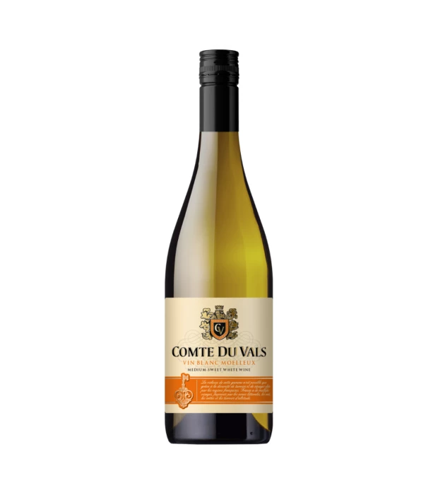 Вино Сomte du Vals Blanc medium sweet полусладкое белое 0,75л 10,5%