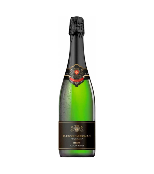 Вино игристое Baron dArignac Brut Blanc de Blancs белое брют 0,75л 11%