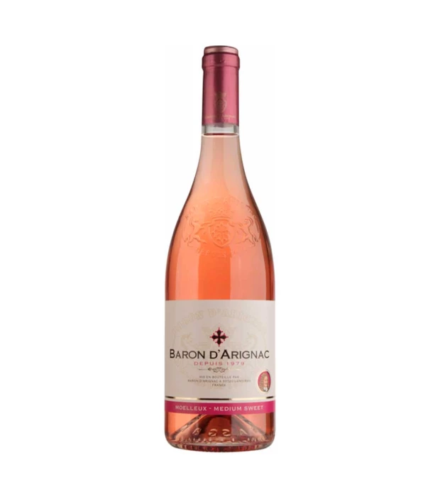 Вино Baron dArignac розовое полусладкое 0,75л 10,5%
