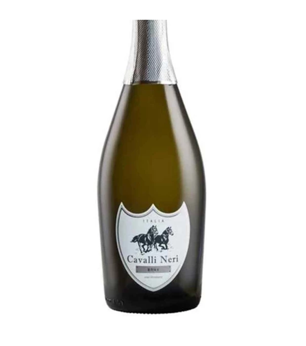 Вино игристое Cavalli Neri Bianco Spumante Brut белое брют 0,75л 10% купить