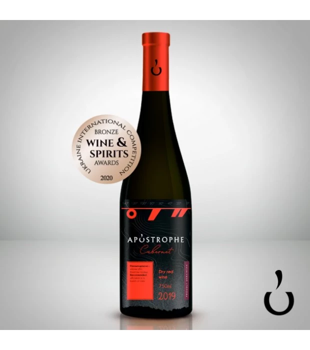 Вино Apostrophe Cabernet красное сухое 0,75л 9,5–14% купить