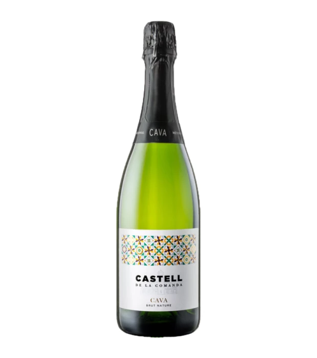 Вино игристое Castell De La Comanda Cava Brut Nature белое сухое  0,75л 11,5%