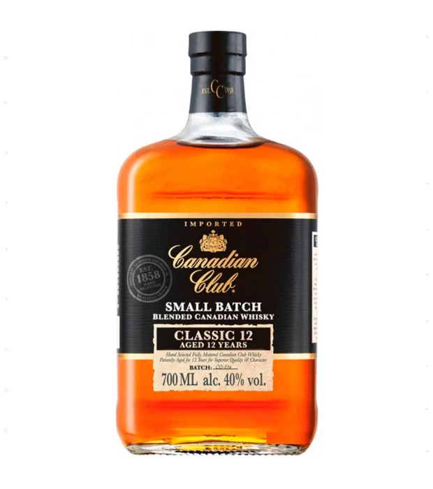 Виски бленд Canadian Club Classic 12 лет, Canadian Club Classic 12 years 0,7 л 40%