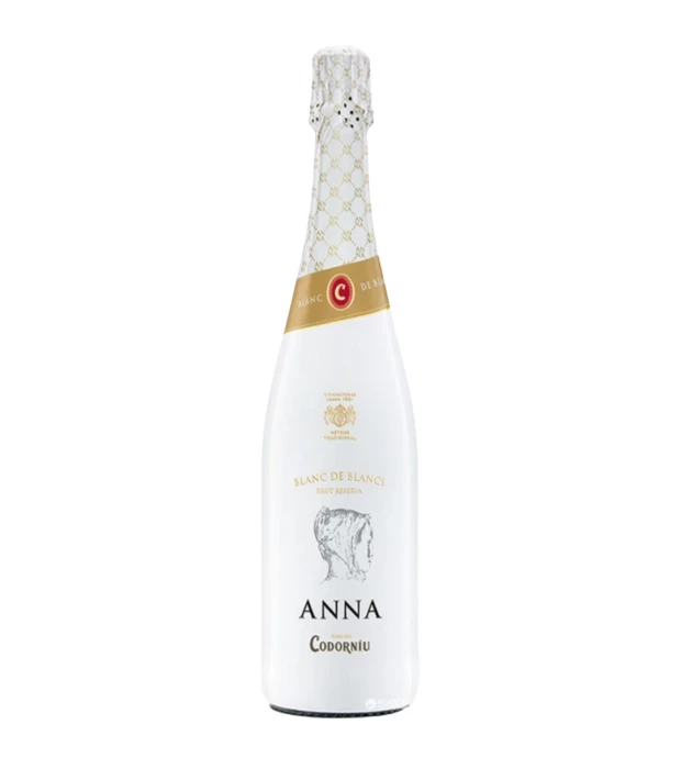 Вино игристое белое брют Codorniu Anna Blanc de Blanc Brut 0,75л 11,5%