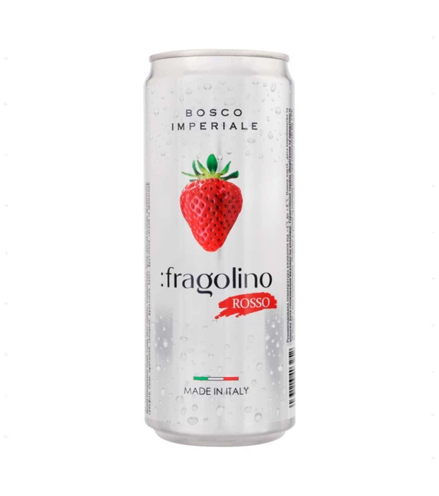 Напиток Ciao Fragolino игристый на основе красного вина 0,33л 7%