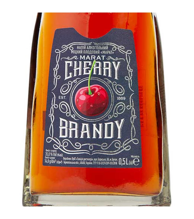 Напиток крепкий плодовый Марат Cherry Brendy 0,5л 35% купить