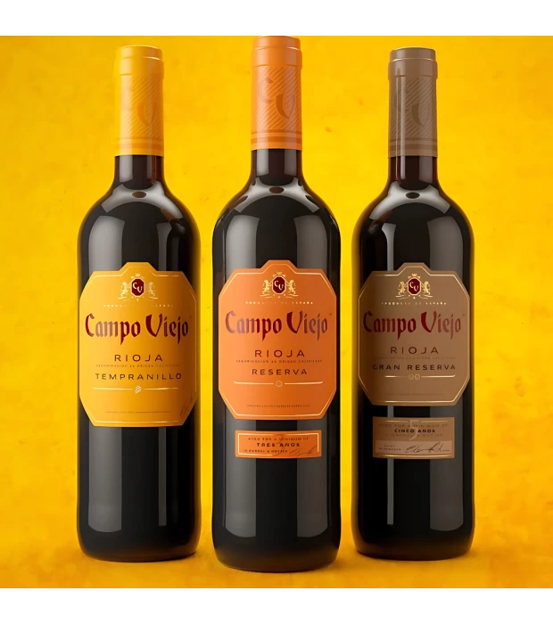 Вино Campo Viejo Rioja Gran Reserva красное сухое 0,75л 10,5-15% купить