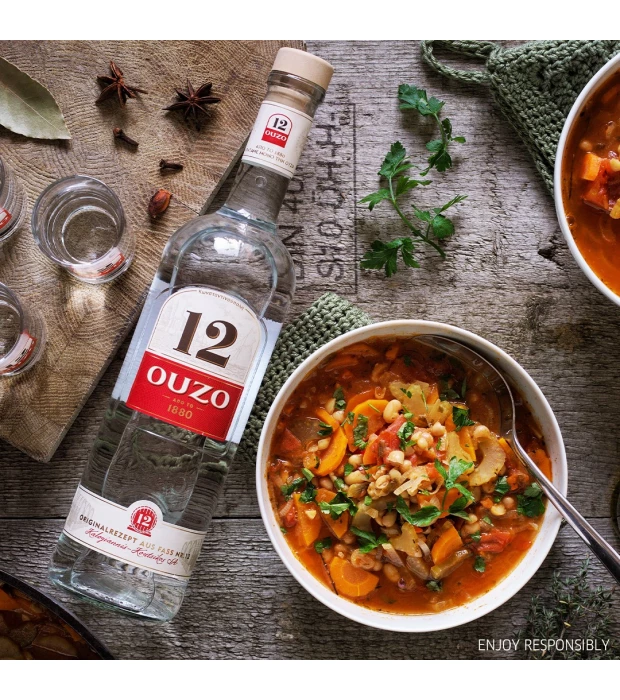 Горілка анісова OUZO 12 1л 40% купити