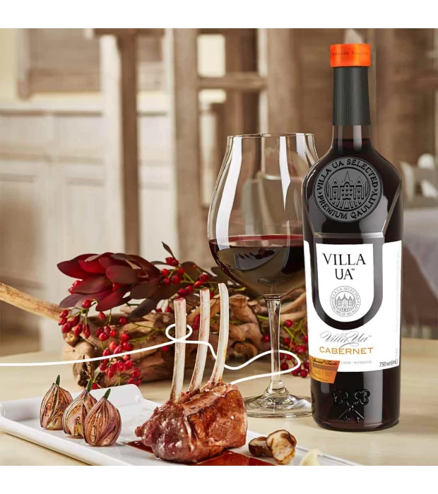 Вино Villa UA Cabernet красное сухое 0,75л 10-13% купить