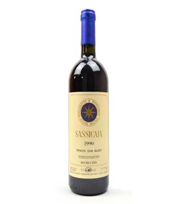 Вино красное сухое Sassicaia 1990 Tenuta San Guido 1,5л 12,5%