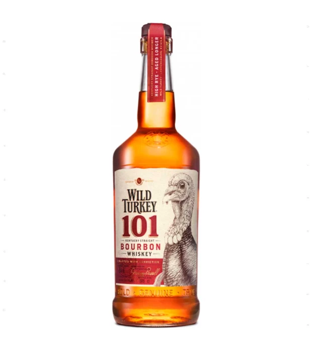 Бурбон Wild Turkey 101 до 8 лет выдержки 0,375 л 50,5%