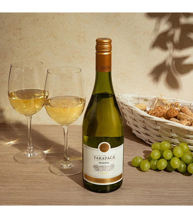 Вино Tarapaca Chardonnay Reserva біле сухе 0,75л 13% купити