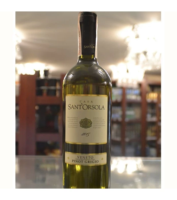 Вино SantOrsola Pinot Grigio белое сухое 0,75л 11% купить