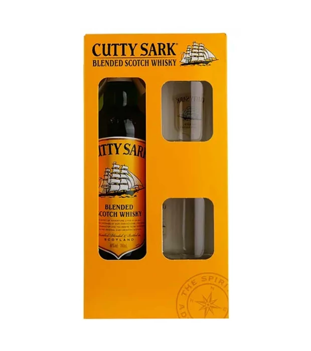 Виски Набор Cutty Sark 40% 0,7 л + 2 стакана