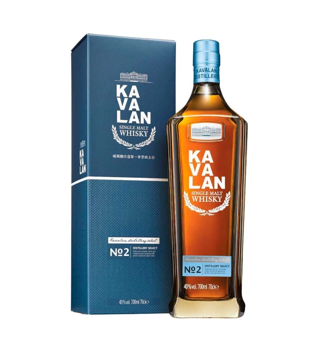 Виски Kavalan Distillery Select No.2 в подарочной упаковке 0,7л 40%