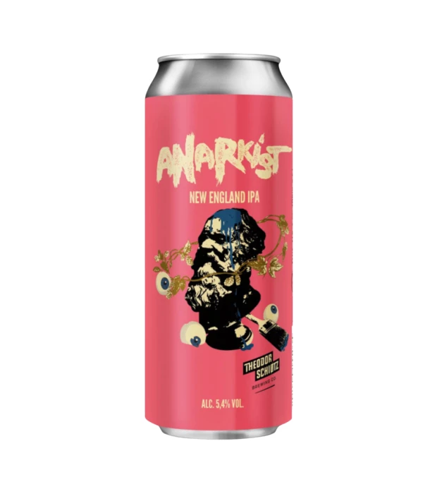 Пиво Anarkist New England IPA светлое нефильтрованное 0,5л 5,4%