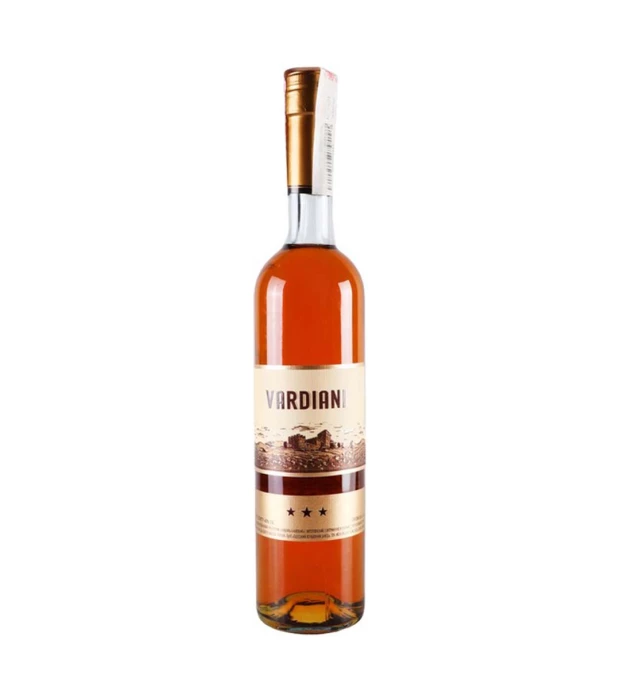 Бренди Vardiani 3 звезды 0,5л 40%